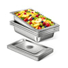 OSTBA 4-Pack Hotel Pans, Half-Size Stainless Steel Steam Table Pan, 2.5" Deep