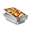 OSTBA 4-Pack Hotel Pans, Half-Size Stainless Steel Steam Table Pan, 2.5" Deep