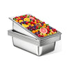 OSTBA 4-Pack Hotel Pans, Half-Size Stainless Steel Steam Table Pan, 2.5" Deep