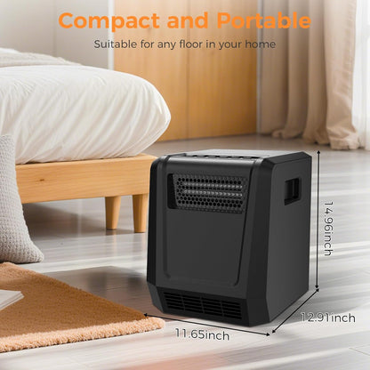 OSTBA Infrared Cabinet Heater | 1500W Remote Space Heater