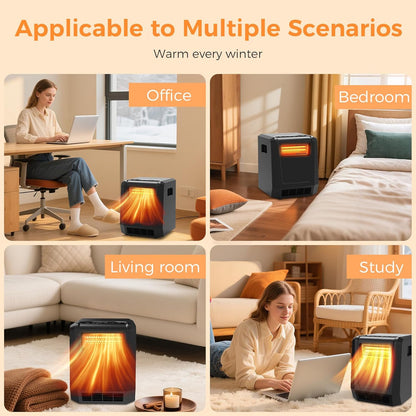 OSTBA Infrared Cabinet Heater | 1500W Remote Space Heater