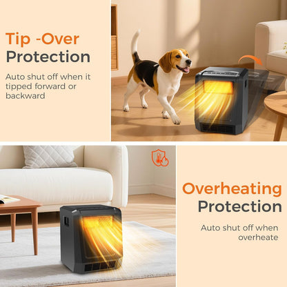 OSTBA Infrared Cabinet Heater | 1500W Remote Space Heater