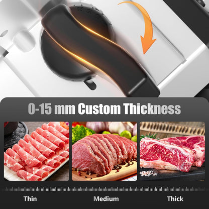 OSTBA Meat Slicer | 200W Electric Deli Slicer