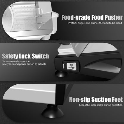 OSTBA Meat Slicer | 200W Electric Deli Slicer
