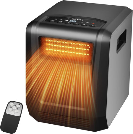 OSTBA Infrared Cabinet Heater | 1500W Remote Space Heater
