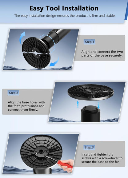 Tower Fans for Bedroom, 85° Oscillating Bladeless Fans, Standing Fans with Touch LED Display, 12H Timer, Remote, 3 Speeds 3 Modes Max 26ft/s, 43" Cooling Quiet Floor Fan for Home Office
