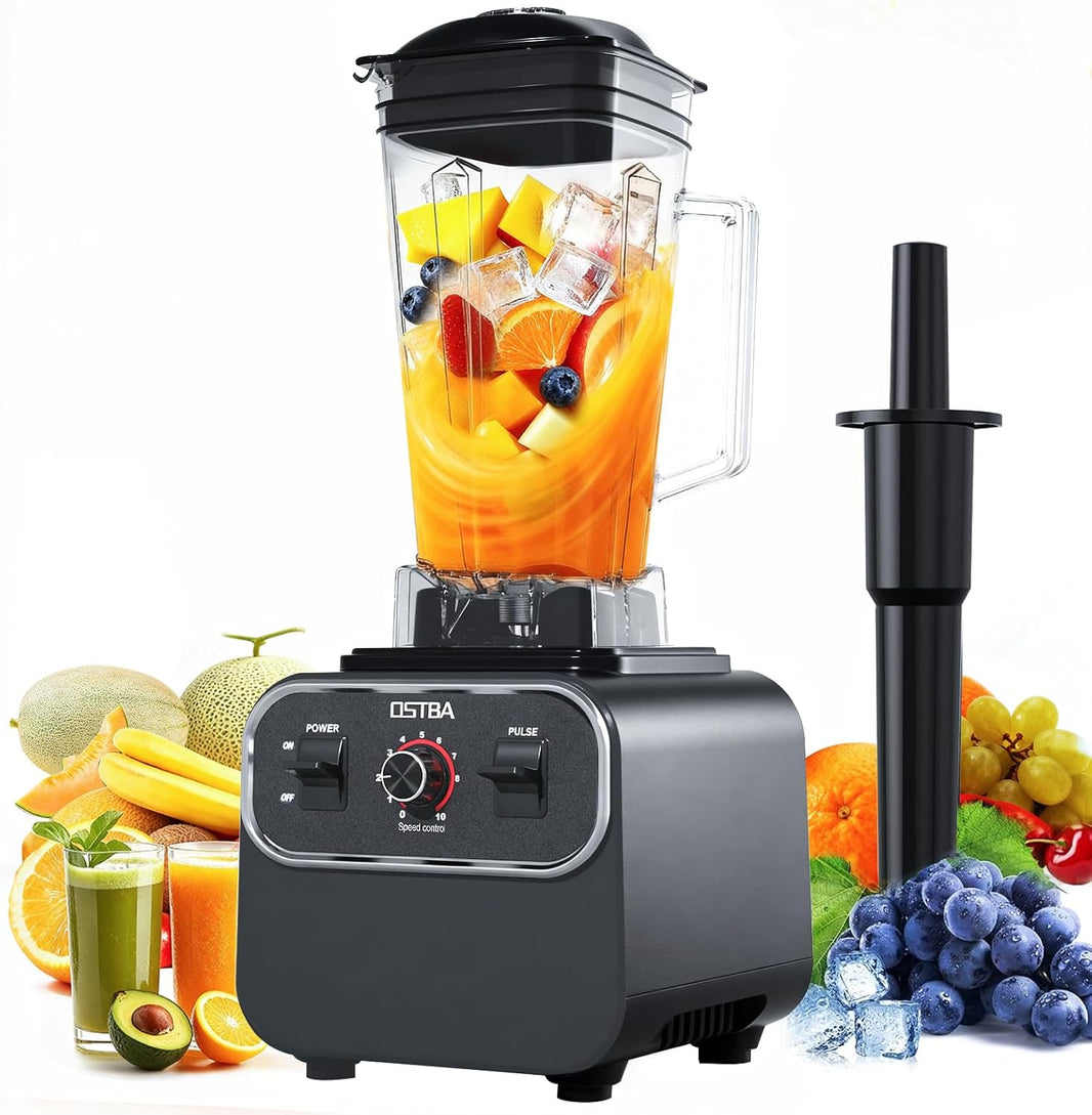 OSTBA 1600W 10-Speed Blender for Smoothies, 68oz BPA-Free Pitcher