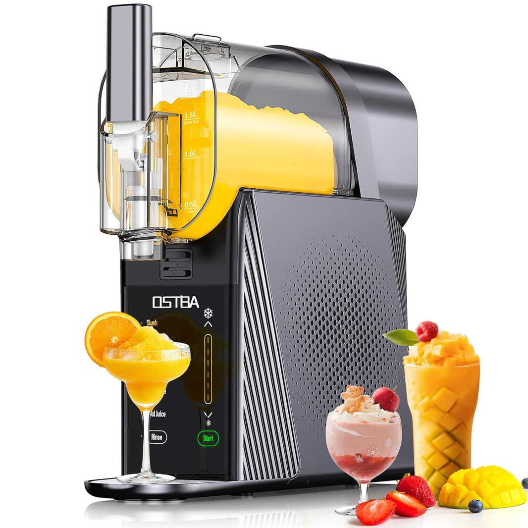 Slushie Machine-88oz Slushy Machine for Home, Frozen Drink Maker, No Ice Needed, One-Touch Slush Machine with 6 Preset Programs Self-Clean Function for Margarita, Smoothie, Milkshake, Frozen Cocktails