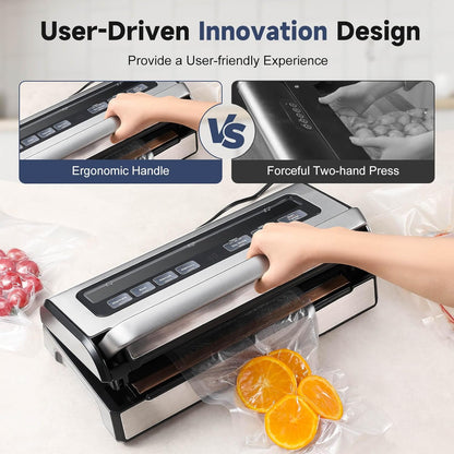 OSTBA Vacuum Sealer Machine | 12-in-1 Double Pump Food Saver