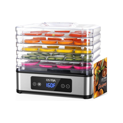 OSTBA 5-Tray Food Dehydrator, 400W Stainless Steel