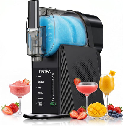 OSTBA 88oz Slushie Machine for Home, No Ice Needed, Frozen Drink Maker | Self-Cleaning, Adjustable Texture