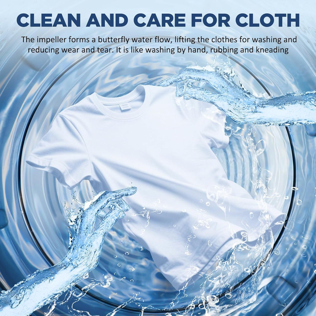 OSTBA 17.6 lb Portable Washing Machine with Drain Pump