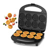 OSTBA Panini Press Grill with Adjustable Temperature, 4-Slice Indoor Grill, 180° Open Sandwich Maker with Drip Tray, Non-Stick Plates, Stainless Steel, 1200W
