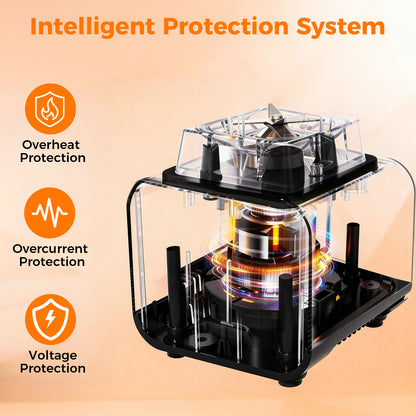 OSTBA 1600W 10-Speed Blender for Smoothies, 68oz BPA-Free Pitcher