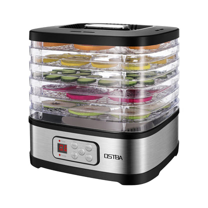 OSTBA 5-Tray Food Dehydrator with Adjustable Temperature & 72H Timer
