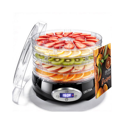 OSTBA 5-Tray BPA-Free Food Dehydrator, 420W, 95-160F, 48H Timer